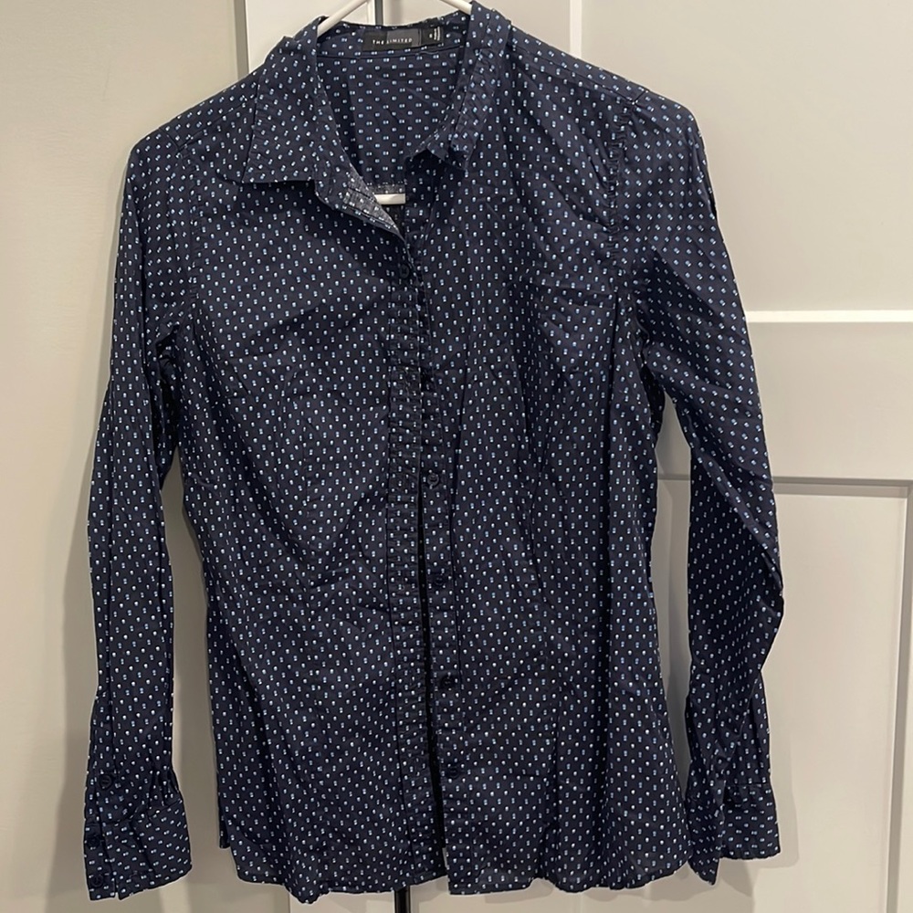 The Limited Blue Button Down Shirt size S